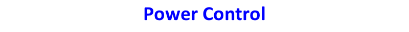 Power Control