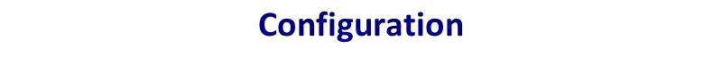 Configuration s