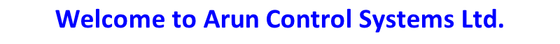 Welcome to Arun Control Systems Ltd. s